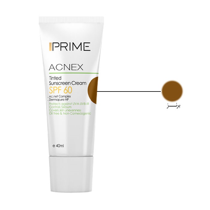 کرم ضد آفتاب رنگی SPF60 (برنزه)