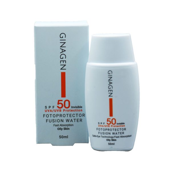 کرم ضدآفتاب رنگی _ ۱ ۰ spf50 پوست های چرب و مختلط ژیناژن